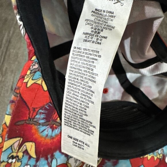 Disney Vans Alice In Wonderland Hat Cap Adult Snapback Skater EUC - Picture 3 of 4